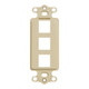 Decorex Insert with 3 Ports for EZ®/HD Style - Ivory IC107DI3IV Decorex Insert with 3 Ports for EZ®/HD Style - Ivory IC107DI3IV